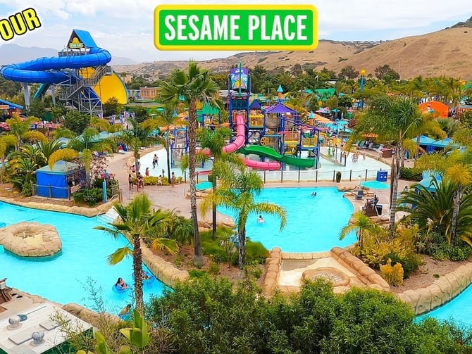 Sesame Place San Diego family theme park with Sesame Street characters